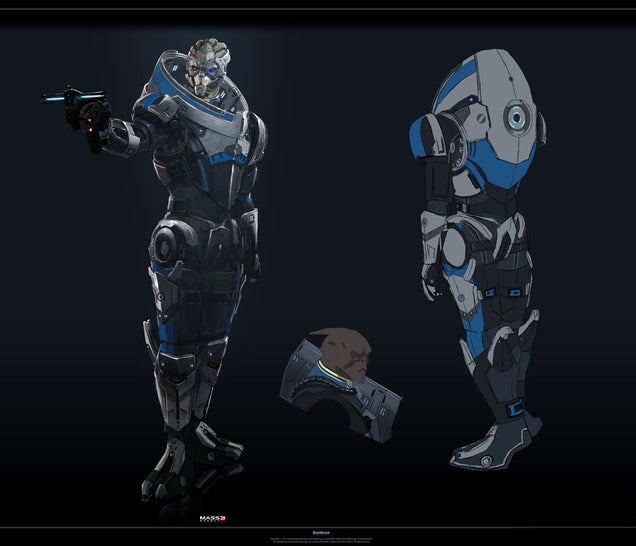 Stunning Mass Effect Portraits (And Dragon Age on a Leash)