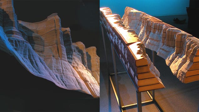 Insanely Detailed Book Sculptures Should Be Featured In National Geographic