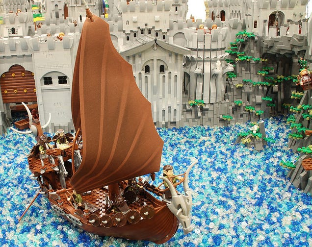 That's How You Build A Giant LEGO Castle