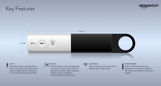 Amazon Dash Is a Magic Wand That Makes Sure You Never Run Out of Stuff
