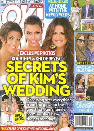 This Week In Tabloids: Jennifer Aniston's Secret Baby Bump & Shotgun Wedding