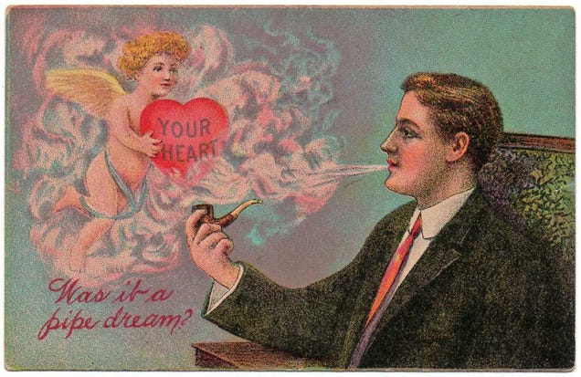These vintage postcards would nowadays pass for threats by mail