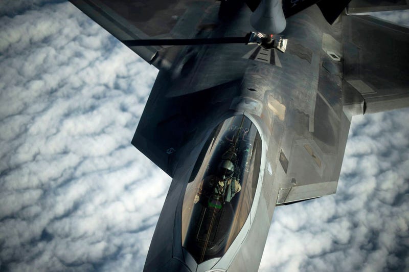 Look At These Gorgeous Shots Of Raptors Getting Refueled Over The Middle East At Dawn