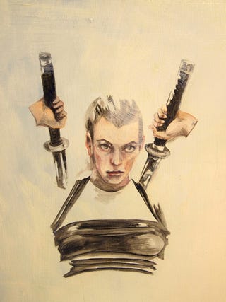 Geek girls paint geek icons, and the results will make you smile