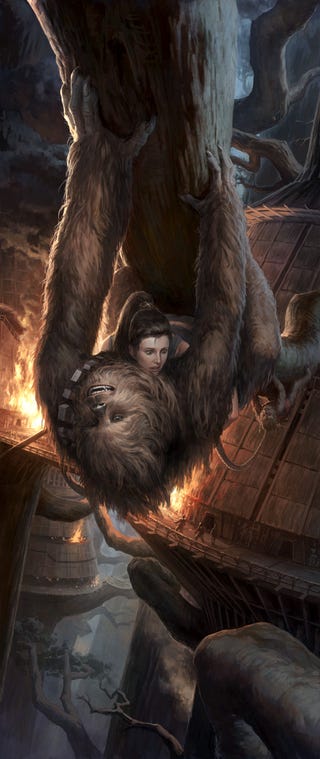 Do not underestimate the awesome power of this Star Wars art