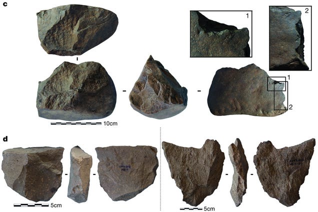 Radiocarbon dating of stone tools is impossible