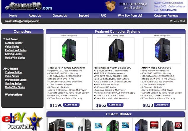 Five Best Custom PC Builders