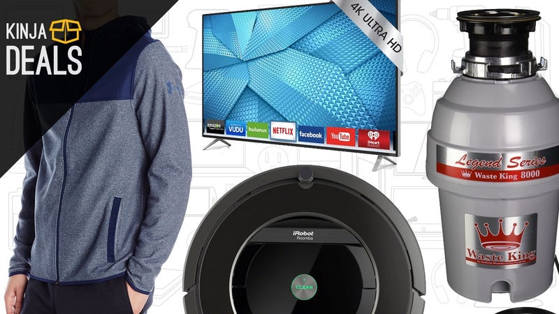 Today's Best Deals: Under Armour, 4K Vizio, Roomba Vacuums, and More