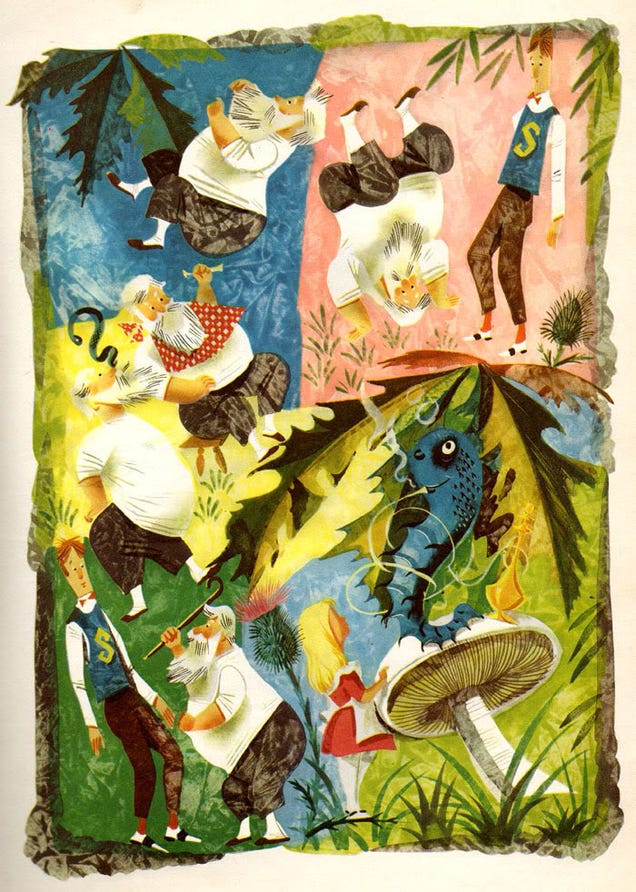 Astonishingly Lovely Illustrations from the 1949 Alice in Wonderland Edition