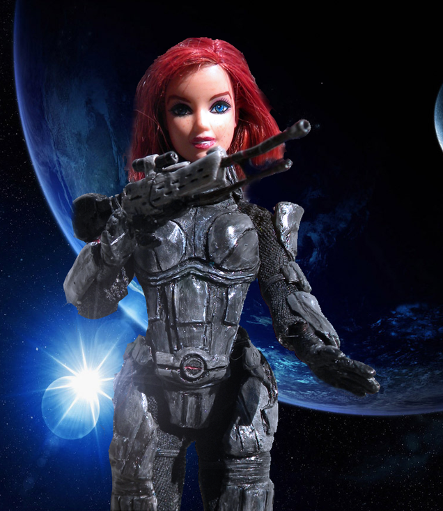 How To Turn Mass Effect 3's Shepard Into A Barbie Doll