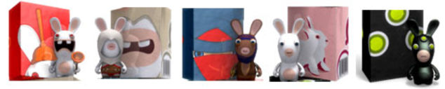 Raving Rabbid Figures, Now Yours To Buy