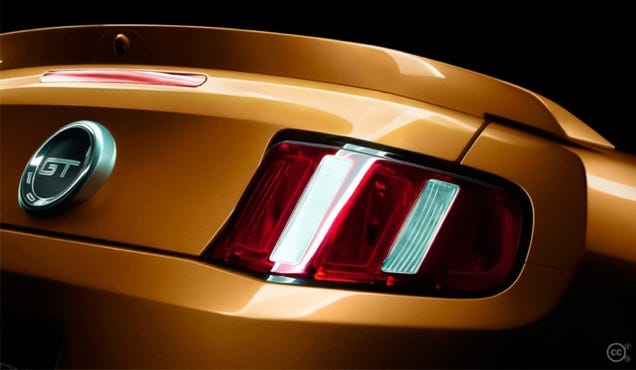 New 2010 Ford Mustang GT Teaser Photo Reveals A Duck-Tailed Rear End