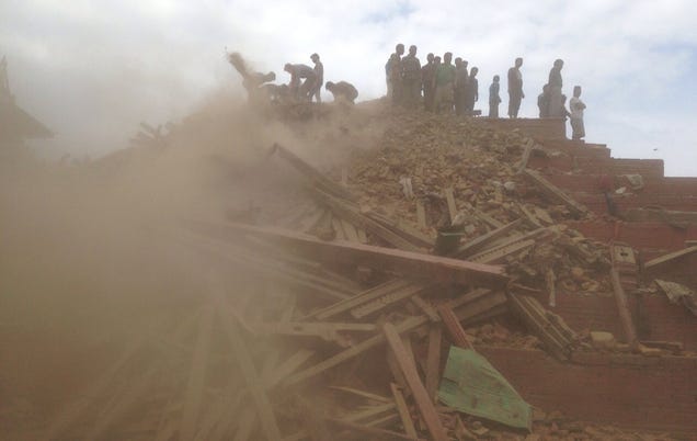 La devastación del terremoto de Nepal, en imágenes