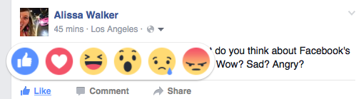 The Six Stages of Facebook Reaction Grief