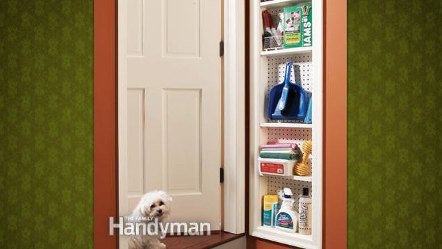 Build a Shallow Pegboard Cabinet for Extra Storage