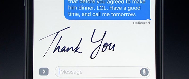 Because the Words In That iMessage Were Just Not Good Enough