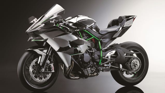 the psychotic 300-hp kawasaki ninja h2r is a hellcat on two