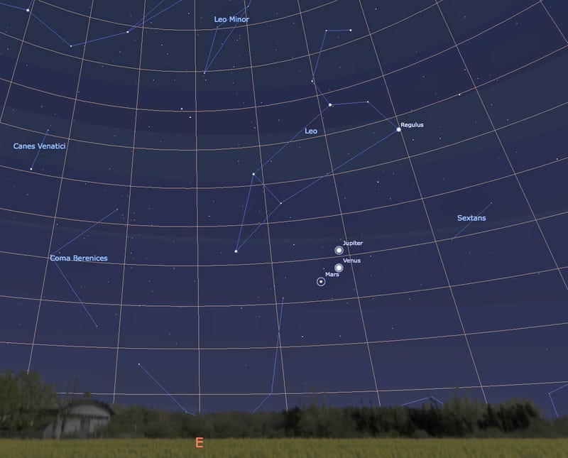 How to Watch This Week’s Rare Conjunction of Venus, Mars and Jupiter