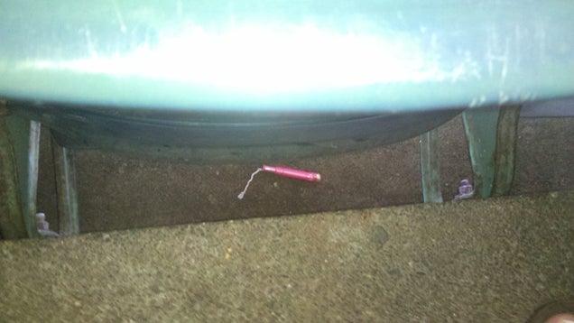 This Lady Left Two Used Tampons Under Her Seat At Wrigley Field
