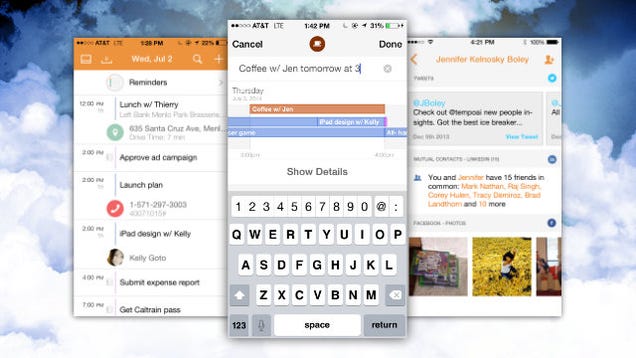 Tempo Smart Calendar Adds Natural Language, Reminders, Waze, and More