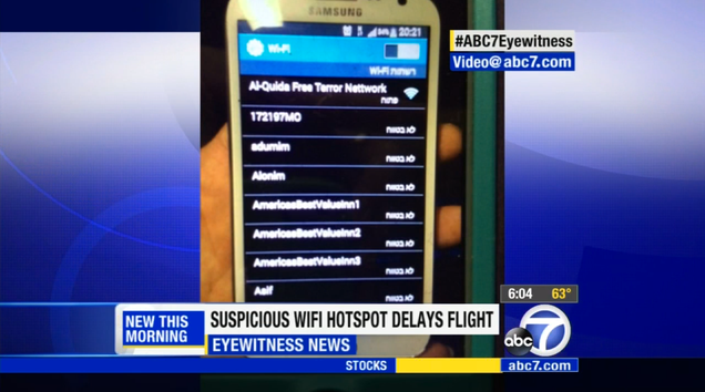 Dumb Wi-Fi Network Name Delays Flight for Four Hours