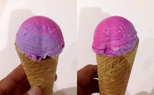This Ice Cream Changes Color When You Lick It
