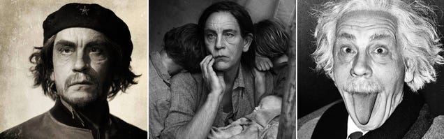 Recreating famous portraits with John Malkovich is the best art