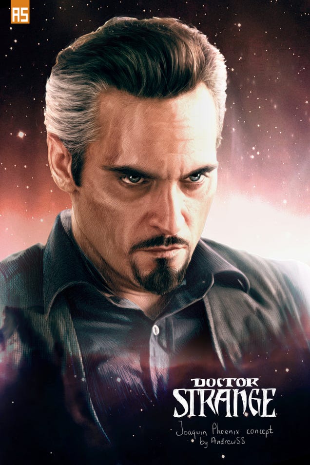 Fan Art Imagines What Joaquin Phoenix Would Look Like As Doctor Strange