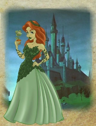 Gotham City's Sirens, reimagined as Disney Princesses