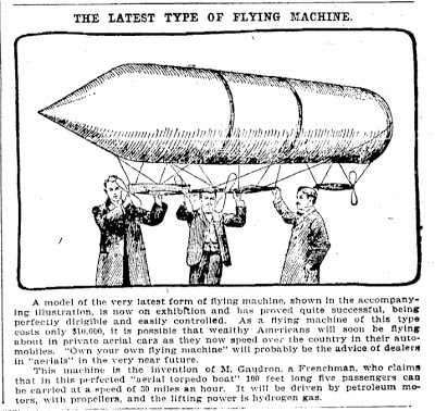 Latest Type of Flying Machine (1901)