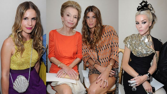 Front Row VIPs Were Ooh La La At Paris Fashion Week