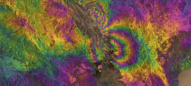 Radar Eyes Can See the Scars of the Napa Valley Quake From Space