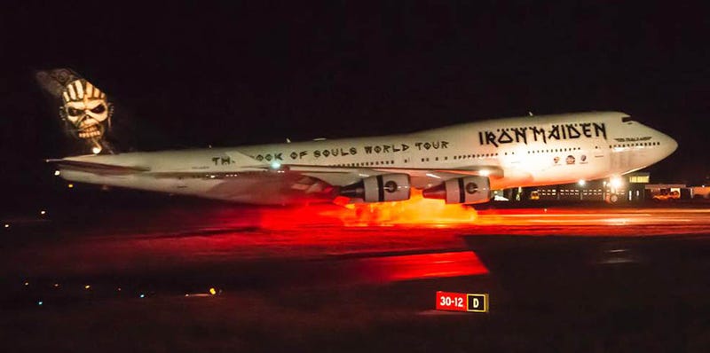 Iron Maiden's 'Ed Force One' 747 Tour Jet Badly Damaged In Chile