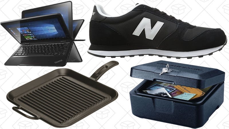 Today's Best Deals: $290 Thinkpad, Lodge Grill Pan, New Balance Sneakers