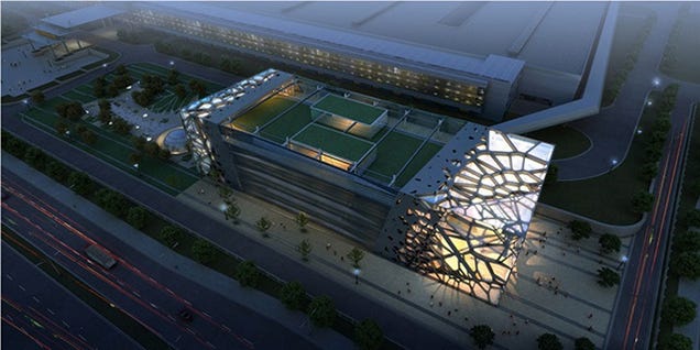 This Actual Corporate HQ Transforms Like an Actual Transformer