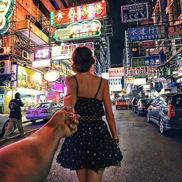 Incredible Travel Photos Taken from the Perspective of a Guy Being Led Around the World by His Girlfriend