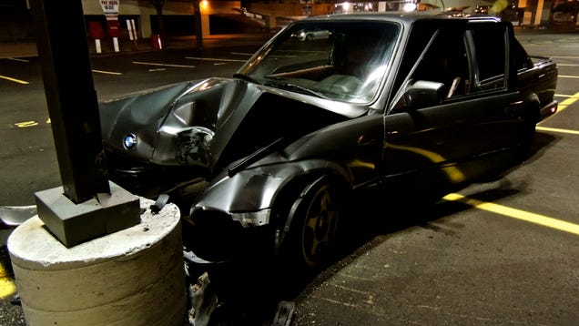 Bmw crashes into light pole #6