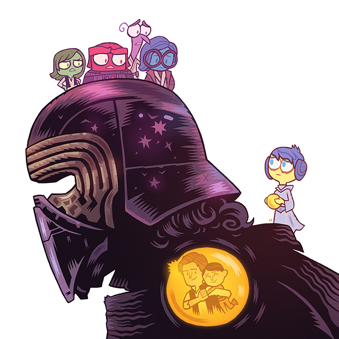 If Kylo Ren Was an Inside Out Character, It Would Look a Little Something Like This