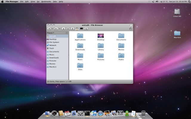 make iso linux for mac on windows pc