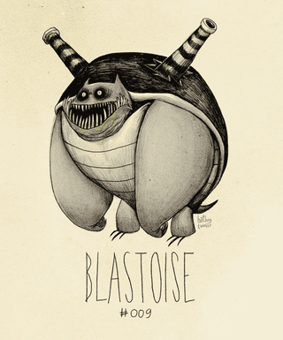Pokémon, in the style of Tim Burton