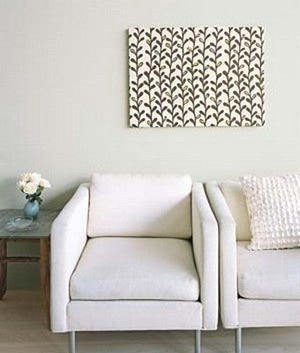Frame Fabric to Inexpensively Decorate Your Walls