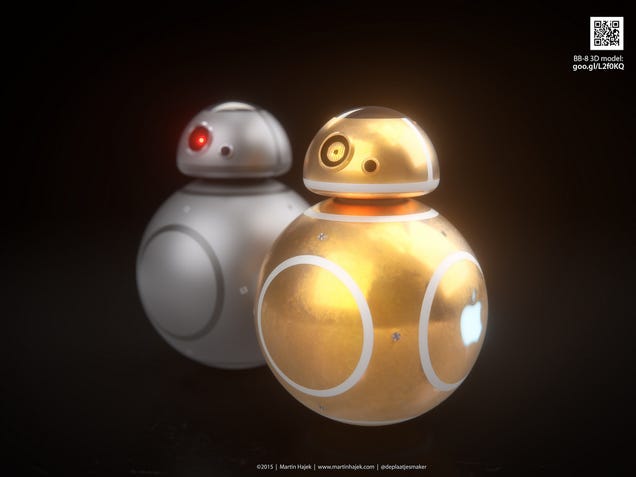 If Apple Made BB-8 Droids, They'd Be Adorable