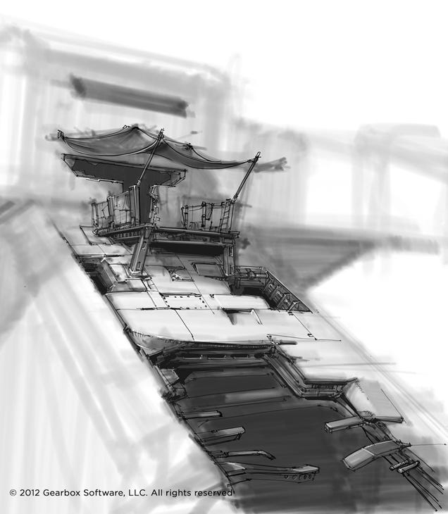 Some of The Concept Art Behind Borderlands 2