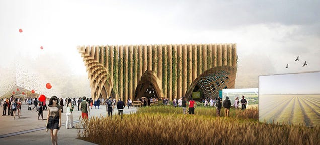 The Food Growing on This Building Will Be Served at a Restaurant Inside