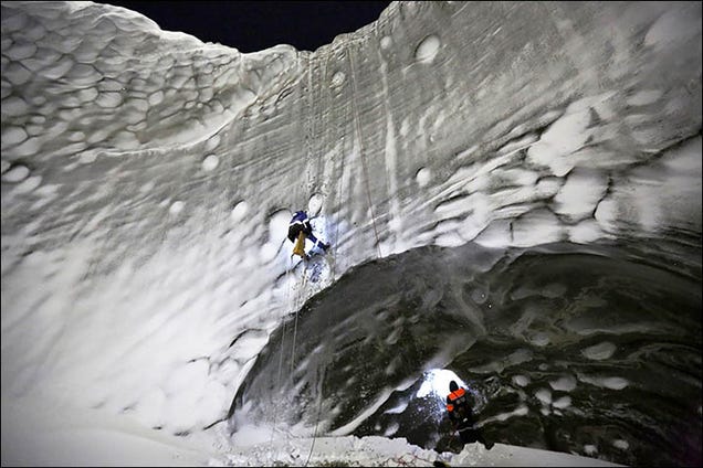 Scientists Have Climbed To The Bottom Of The Mysterious Siberian Crater