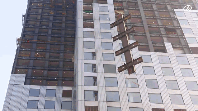 En 2 minutos verás cómo se construye un edificio de 57 pisos en 19 días