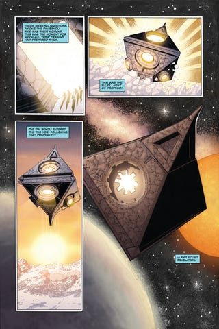 An exclusive sneak peek of Dawn of the Jedi, the mysterious new Star Wars comic!