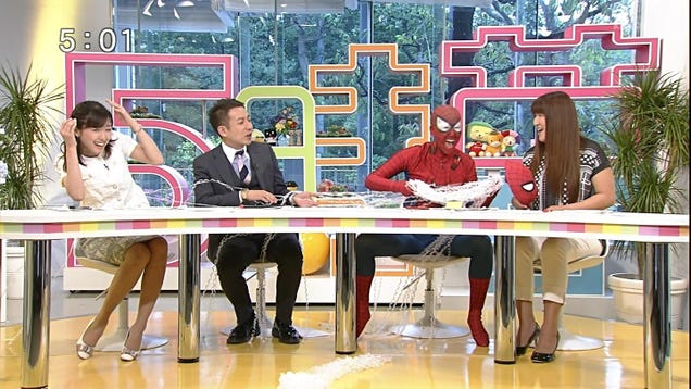 Spider-Man Appeared on Japanese Television Tonight. Chaos Ensued.