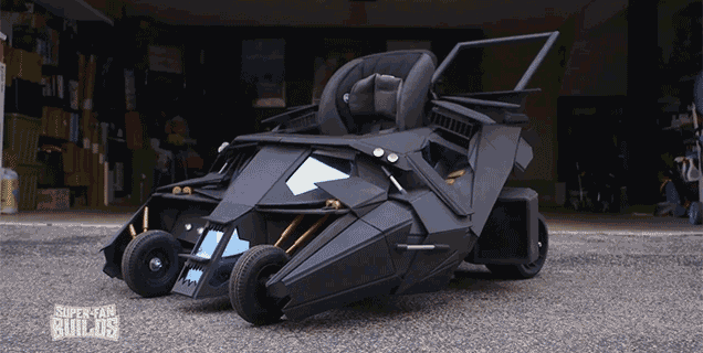 Prepare To Be Insanely Jealous Of This Toddler's Batmobile Stroller