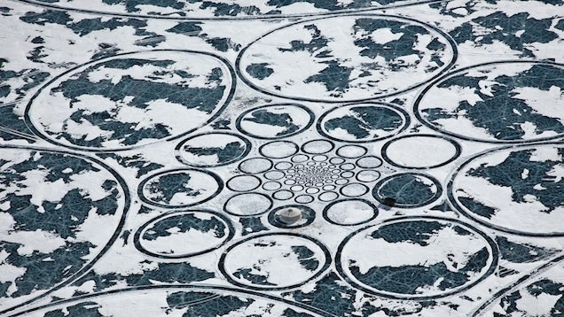 Art That's Made with Snow and Ice